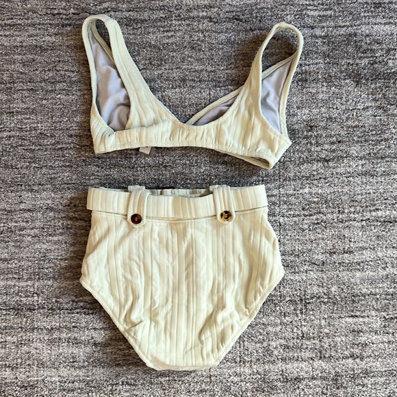 Solid & Striped pale yellow bikini XS - Picture 5 of 5
